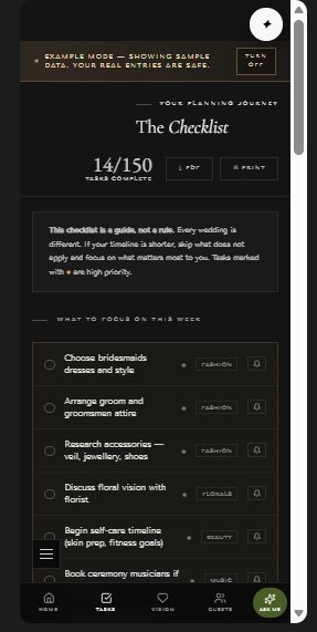 Checklist page
